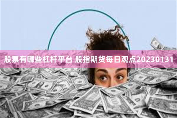 股票有哪些杠杆平台 股指期货每日观点20230131