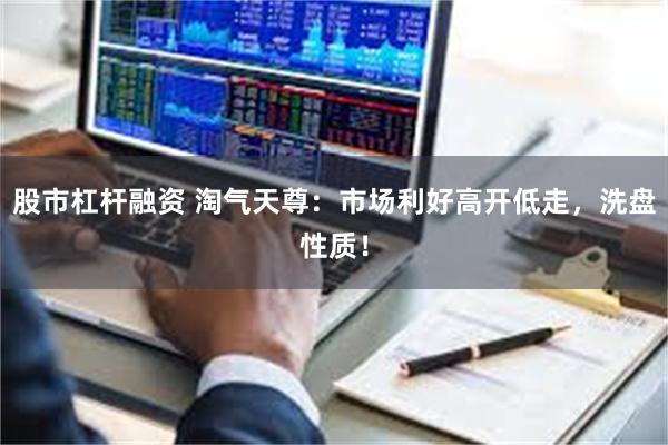 股市杠杆融资 淘气天尊：市场利好高开低走，洗盘性质！