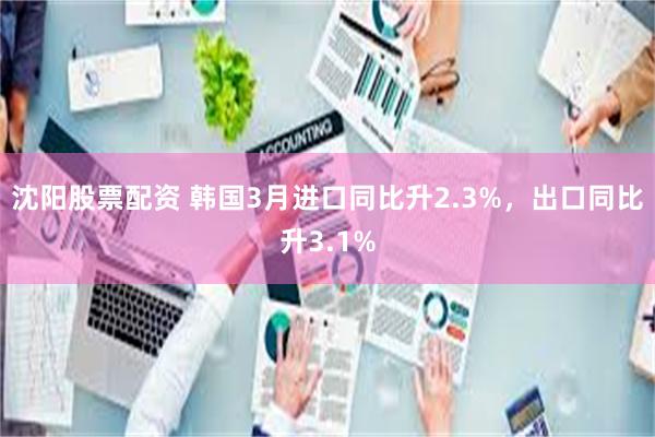 沈阳股票配资 韩国3月进口同比升2.3%，出口同比升3.1%
