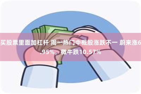 买股票里面加杠杆 周一热门中概股涨跌不一 蔚来涨6.95%，微牛跌10.57%
