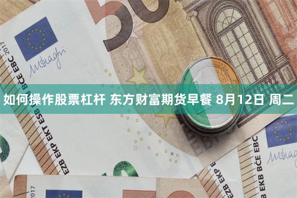 如何操作股票杠杆 东方财富期货早餐 8月12日 周二
